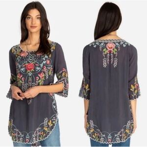 Johnny Was Janiya embroidered‎ tunic Size Medium